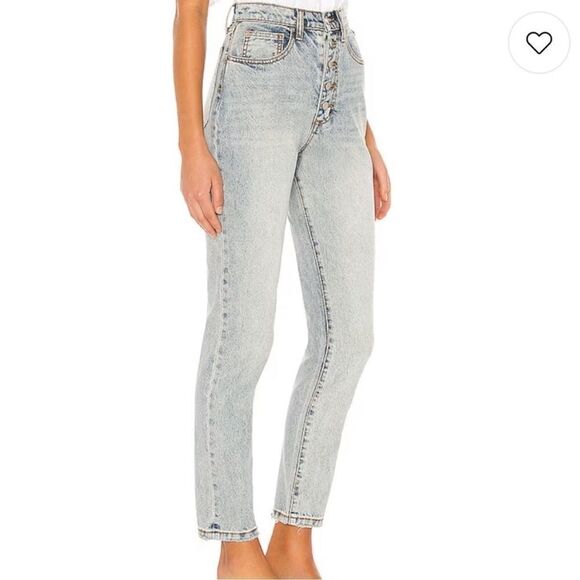NWT WEWOREWHAT The Danielle High Rise Straight in Light Vintage- Size 29 - Picture 3 of 8
